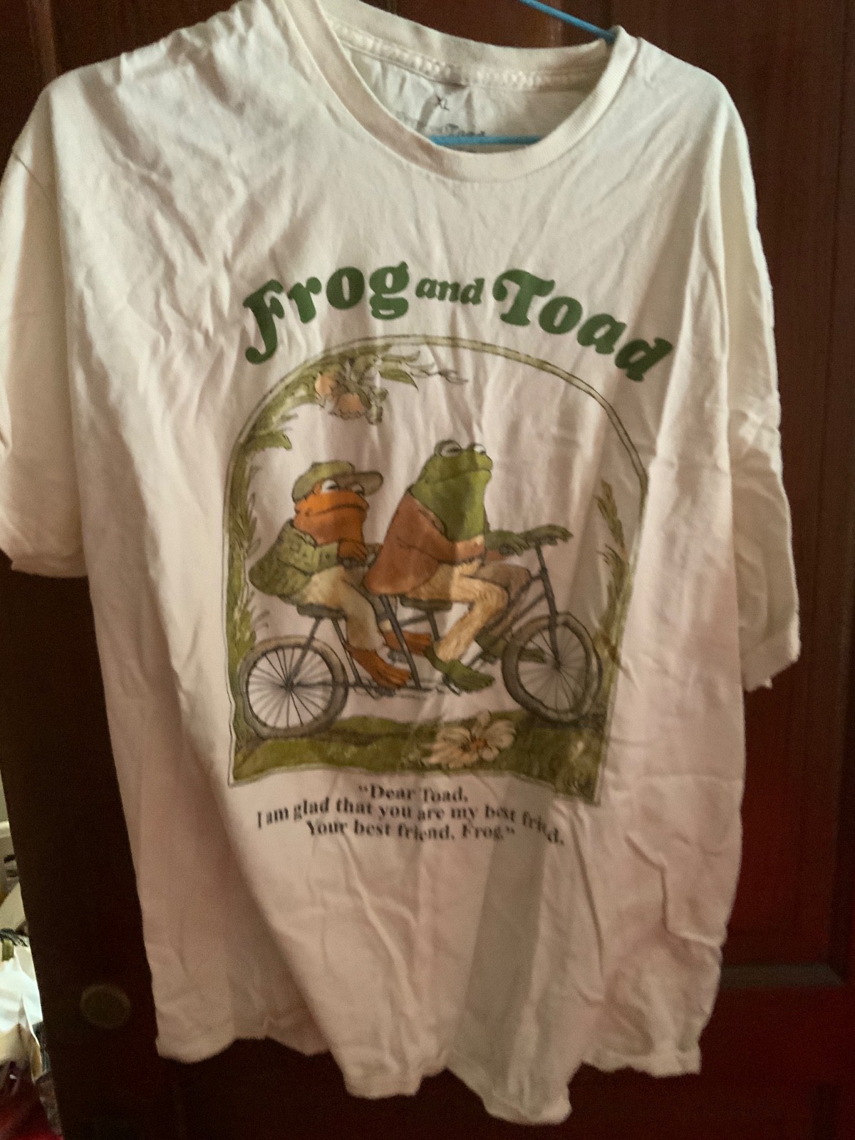 frog and toad bicycle mens xl t shirt gallery
