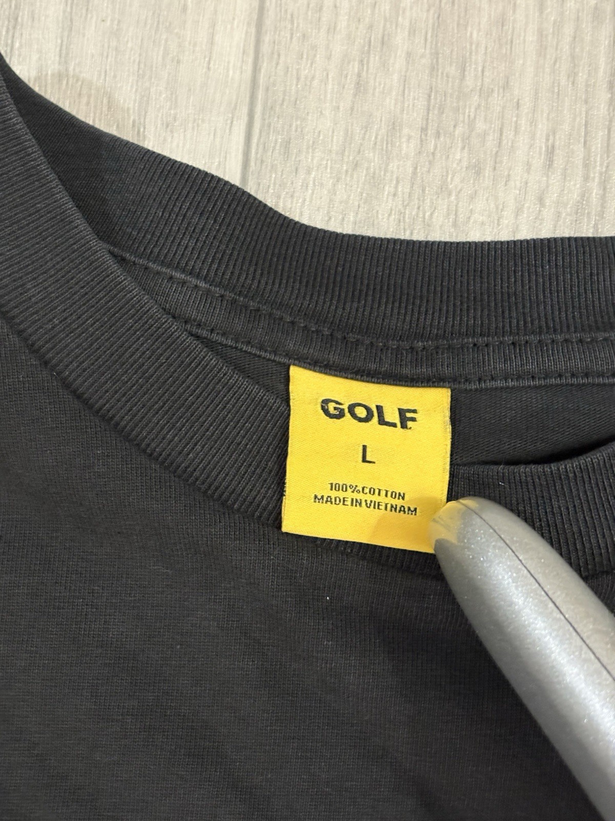 Tyler The Creator Golf Wang Shirt Men black Spell Out Logo Playground T-Shirt L gallery