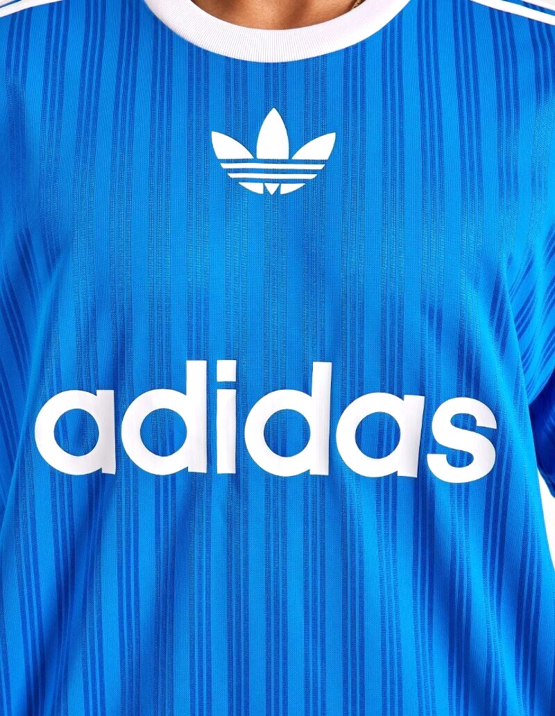 NEW MEN'S ADIDAS ORIGINALS TREFOIL POLY TEE SHIRT ~SIZE MEDIUM #IM9456 BLUEBIRD gallery