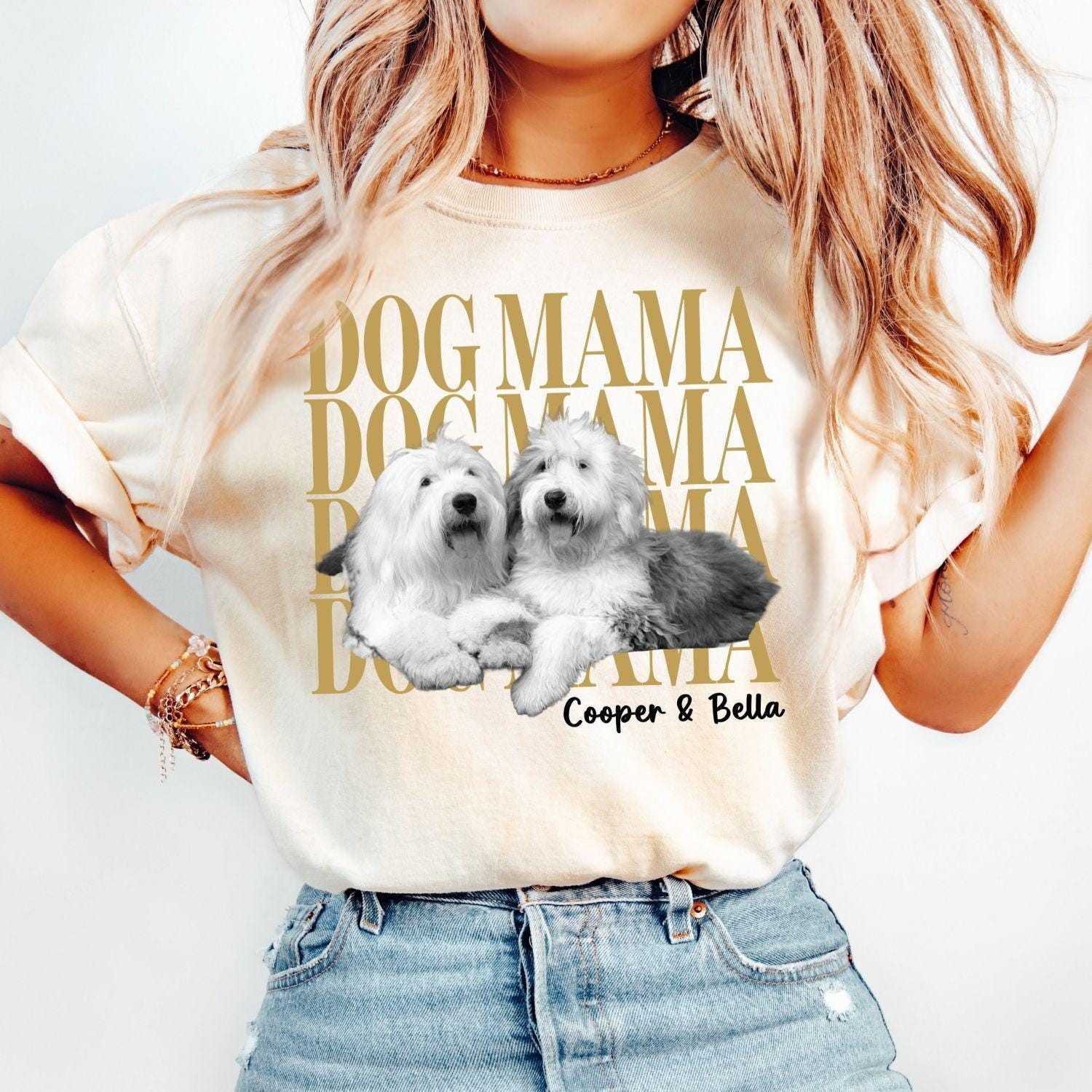 Custom Pet Photo Shirt Personalized Dog Cat Graphic Tee with Name Gift gallery