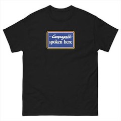 campagnolo spoken here logo t shirt cycling tee