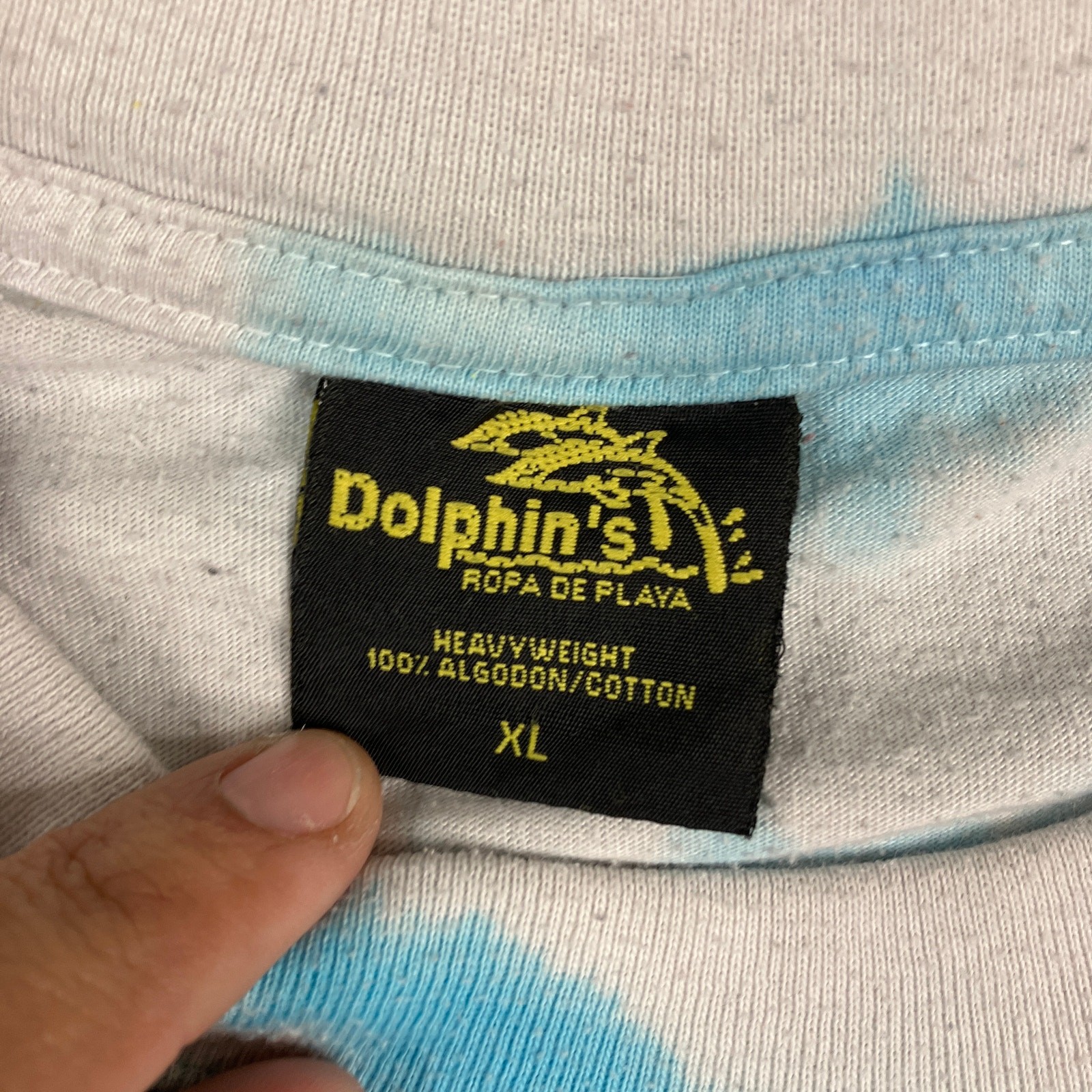Dolphin’s T-Shirt Mens XL Tie Dye Cozumel Mexico Graphic Tourist Fish Beach Tee gallery