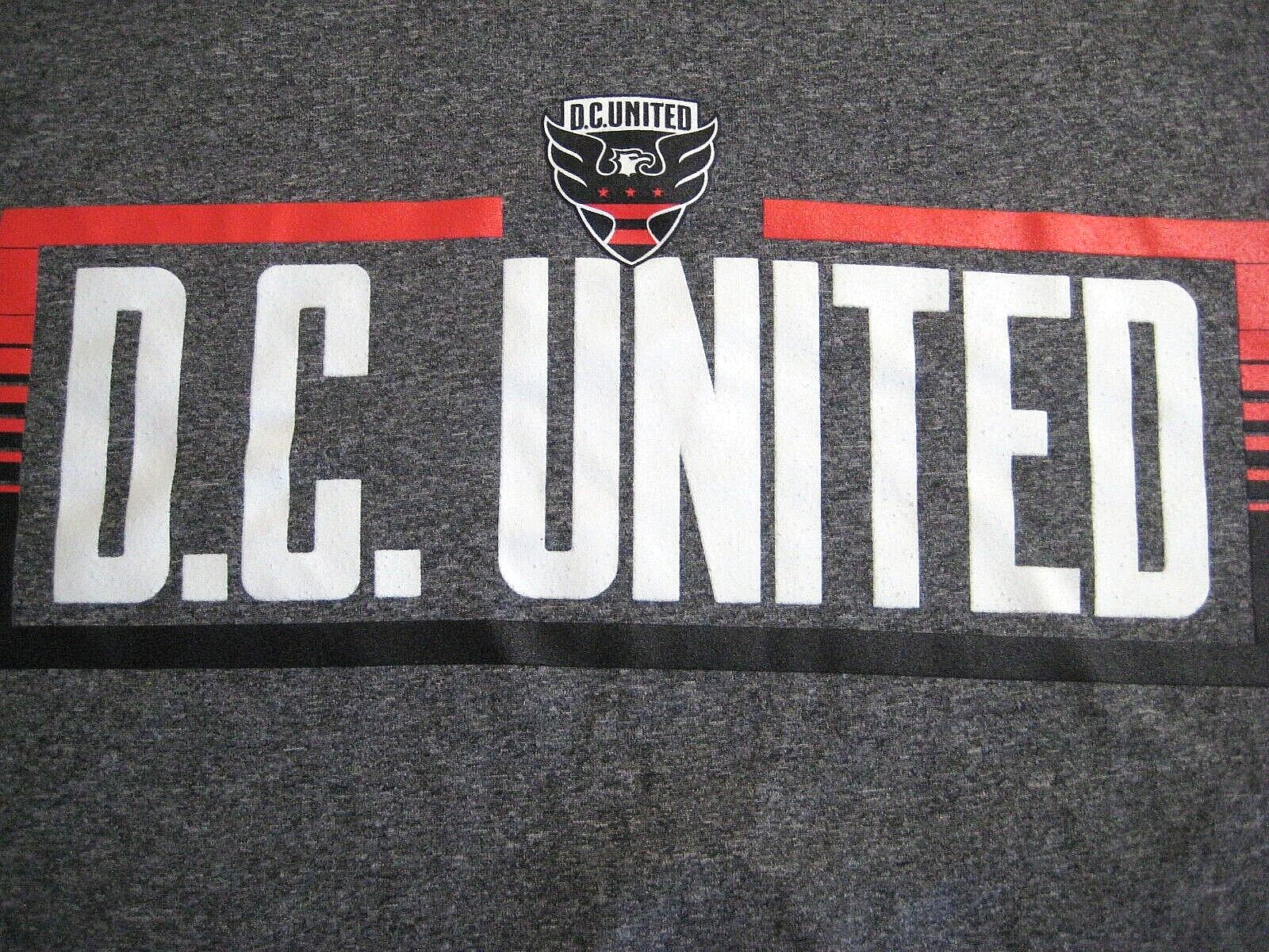 NWOT- MLS D.C. United TX3 WARM Gray Polyester T-Shirt Size Large- Ships FREE! gallery