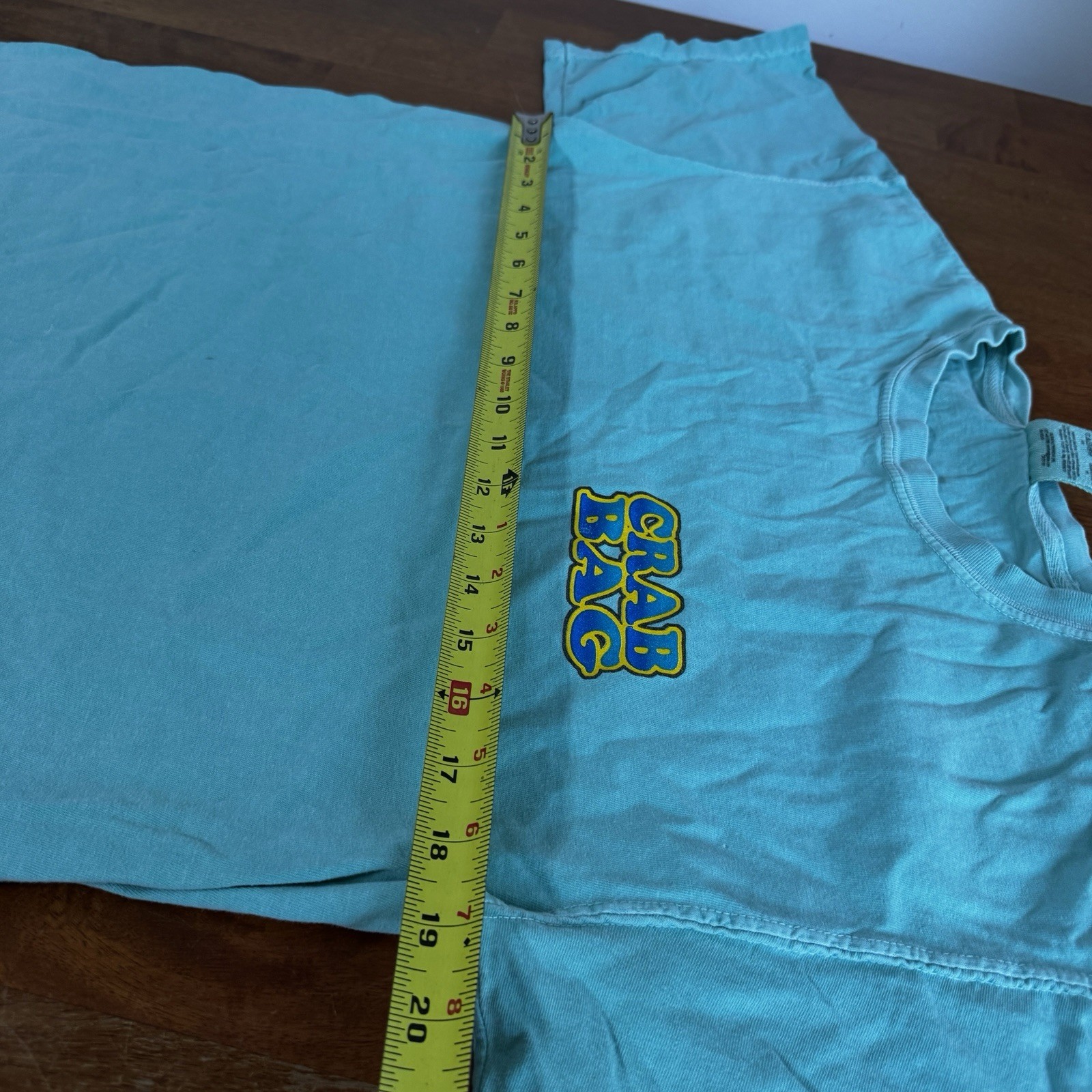 Get Hammered Crab Bag Maryland T-Shirt Turquoise Blue Men's medium gallery