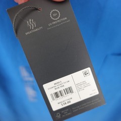 NEW VRST Essential Pocket Tee Blue Tide Size S SS Gym Train Athleisure