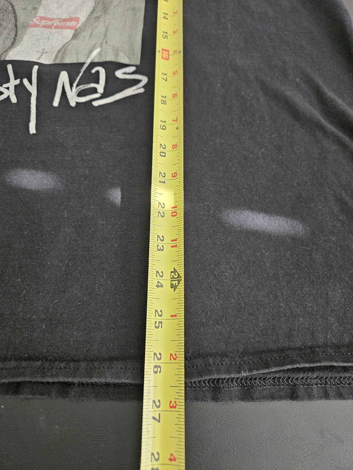 Supreme Nas “Nasty Nas” Box Logo S/S Top Black Size XL gallery