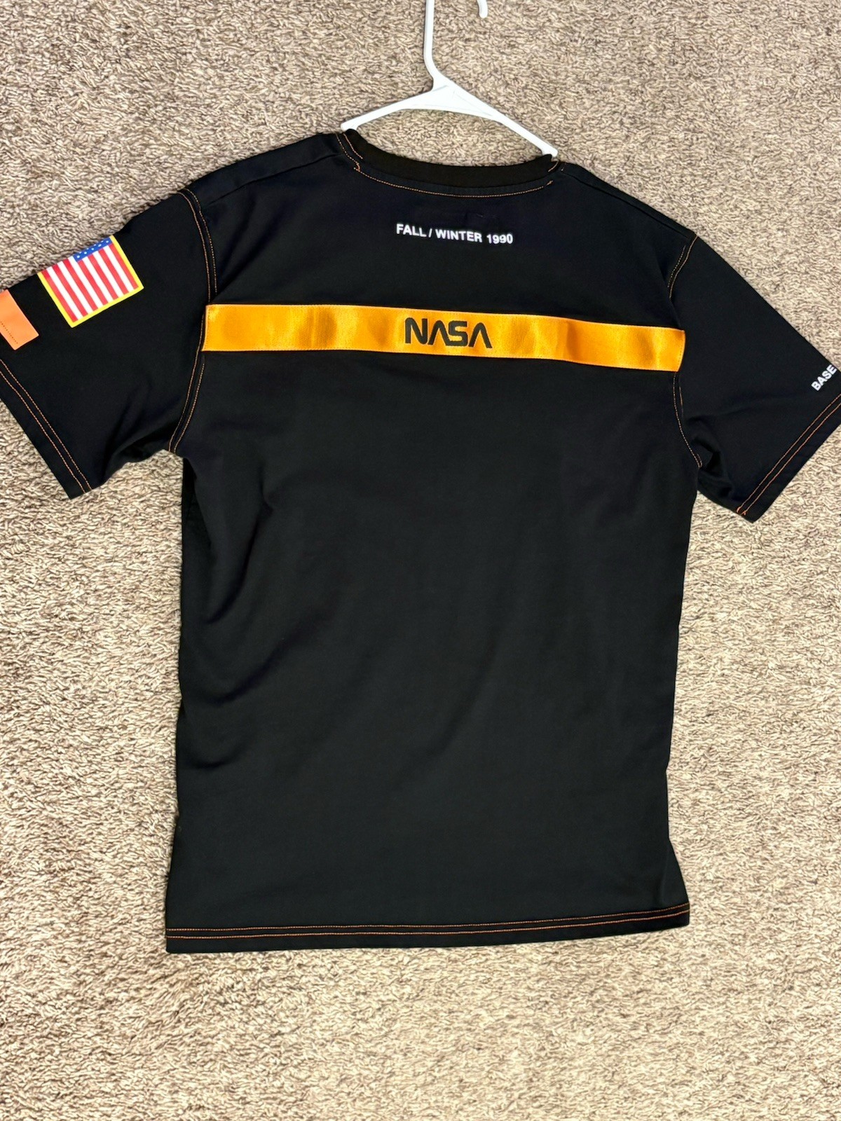 Heron Preston T-Shirt Mens Large Black NASA Base Layer Fall/Winter 1990 gallery