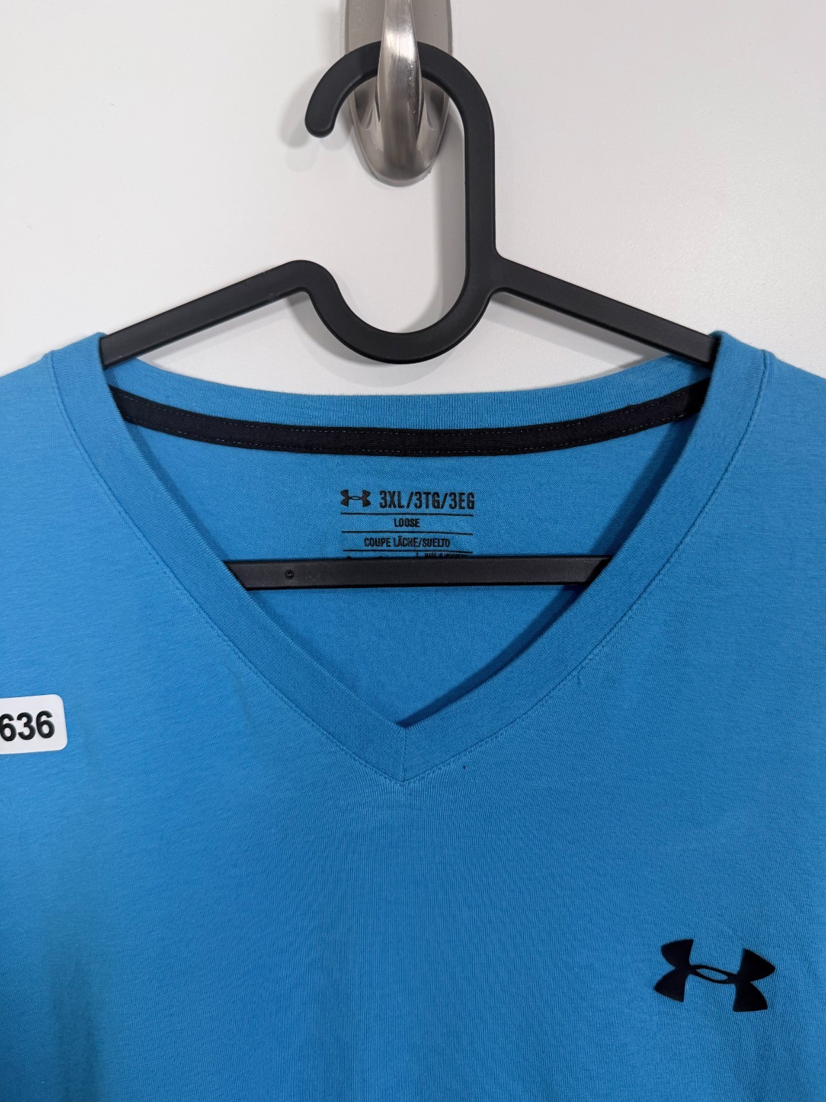 Under Armour Mens Crewneck Loose Fit Heat Gear Essential T Shirt Blue Sz 3XL gallery