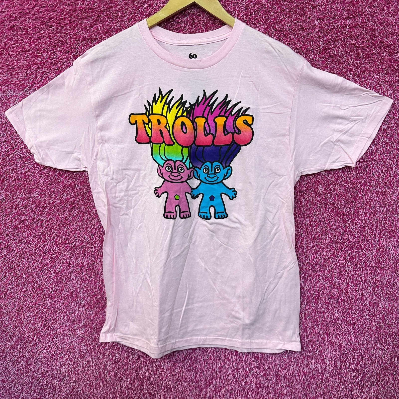 Good Luck Trolls 60th Anniversary Toy Promo Tee L gallery