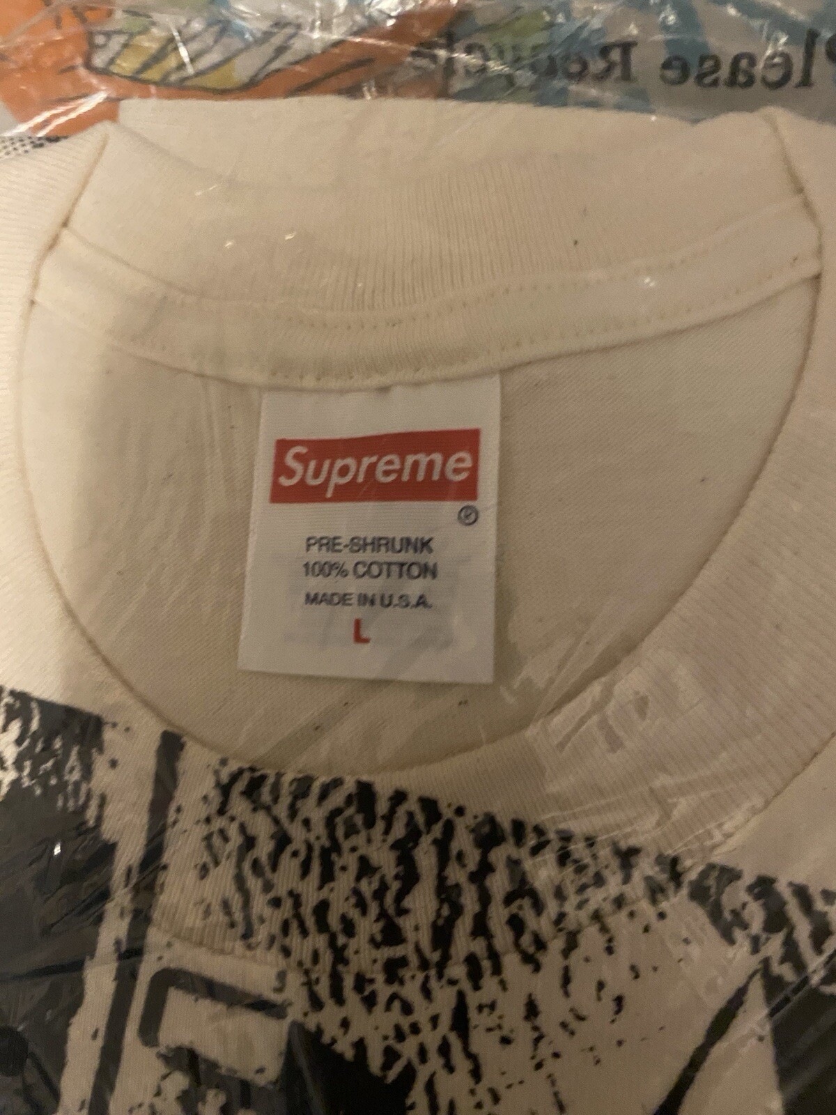Supreme Collage Tee Natural Large SS24 Streetwear Photo Women's History Museum gallery