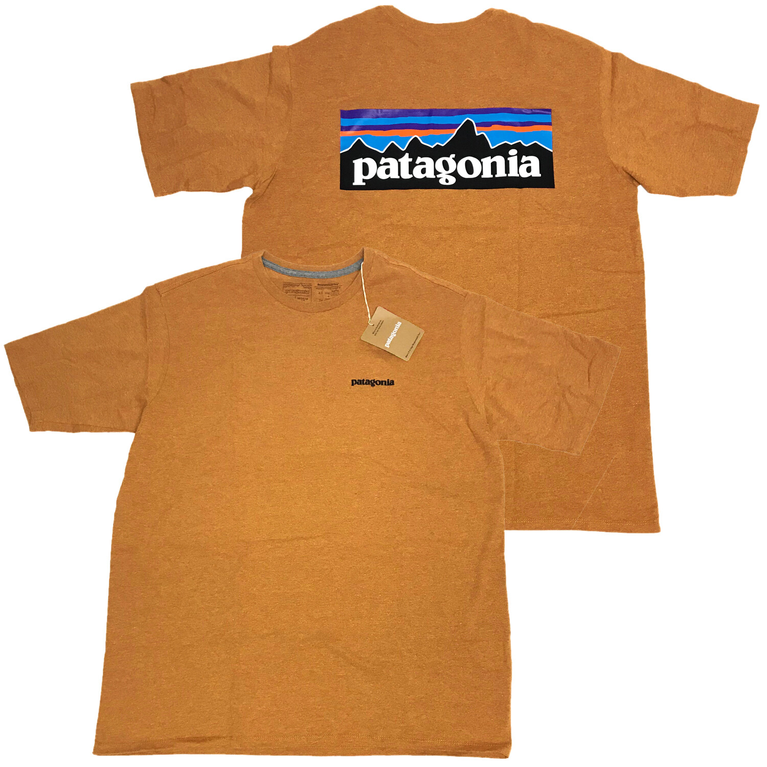 Patagonia Mens - P-6 Logo Responsibili-Tee S/S T-shirt - Dried Mango gallery