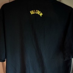Kill Crew Portable Series PC-1 Black Wolf Graphic Logo Crew Neck XL Men’s Tee