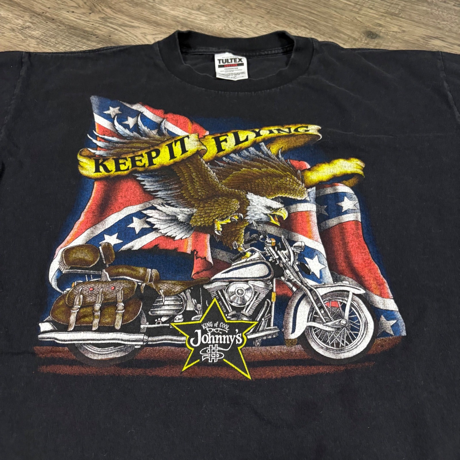 Vintage Tultex Bike Week 2000 Myrtle Beach T-Shirt Mens XL Eagle Motorcycle gallery