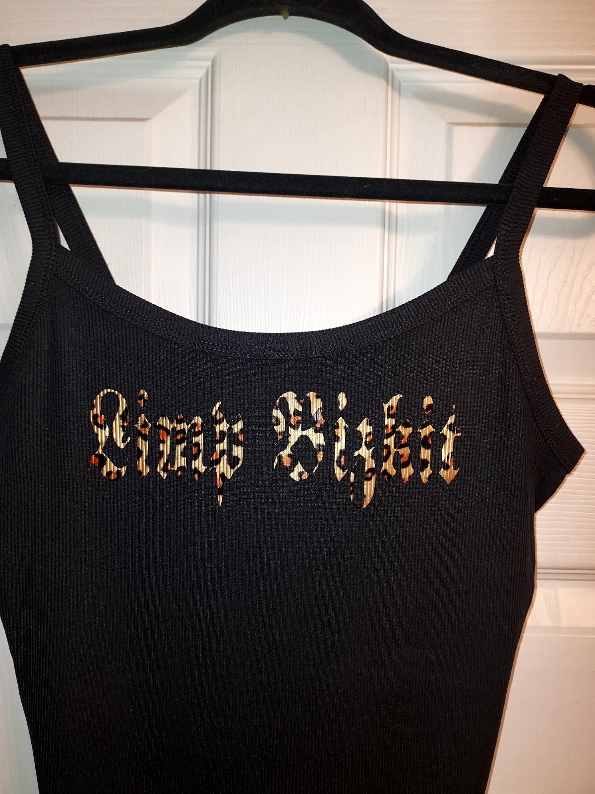Limp bizkit cropped Tank leopard print Tank top ribbed Limp Bizkit Shirt Xs-2xl gallery
