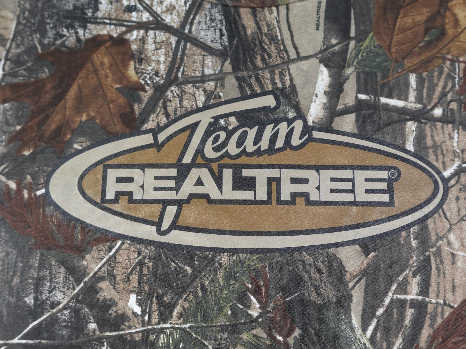Vintage Team Realtree Camo Shirt Mens XL Brown Y2K Skater Hunting Outdoor Logo gallery