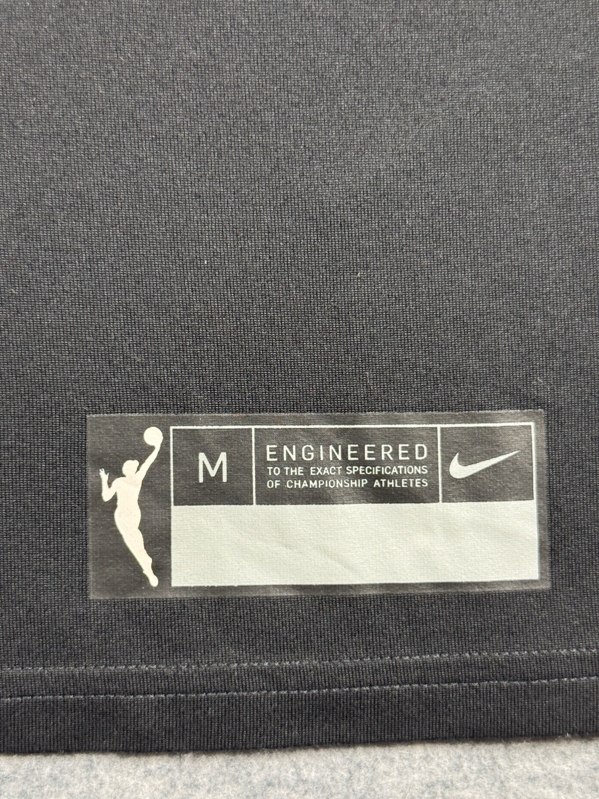 DC Mystics Black POLY WNBA Team Issue NIKE Swoosh Basketball Medium Shirt gallery