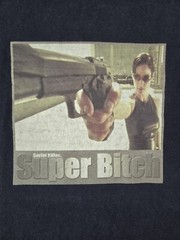 Vtg Serial Killer Skateboards The Matrix ‘Super Bitch’ T-Shirt, Sz M/L 19.5×28″