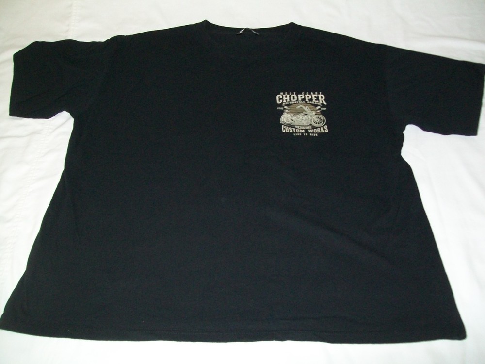 West Coast Chopper Men’s Large Solid Black SHEIN Brand Graphic T-Shirt