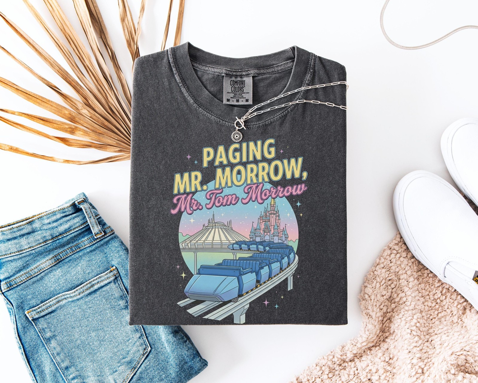 Retro Paging Mr Morrow Shirt Tomorrowland Inspired Tee PeopleMover Space Mount