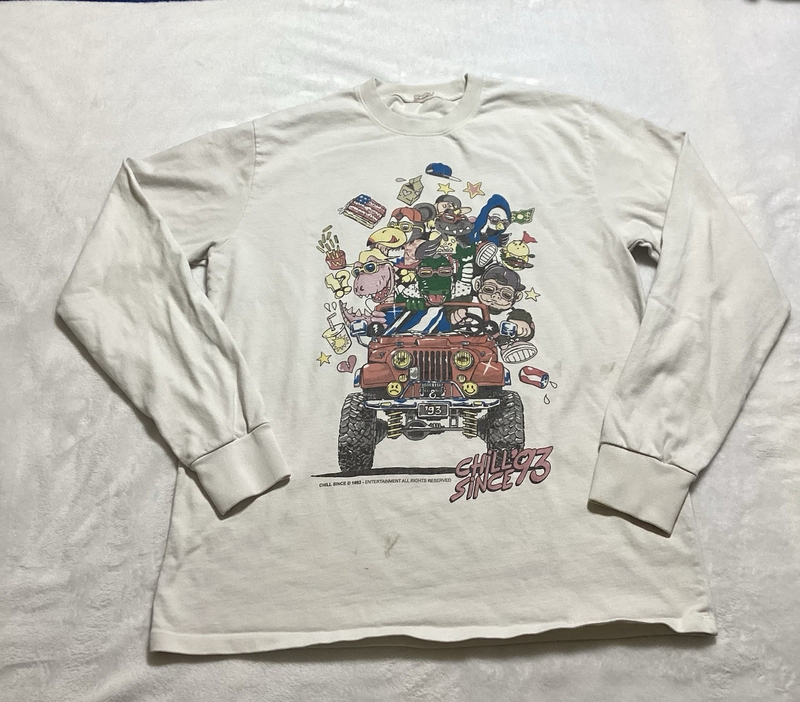 Vintage 1993 John Galt Graphic Long Sleeve Shirt