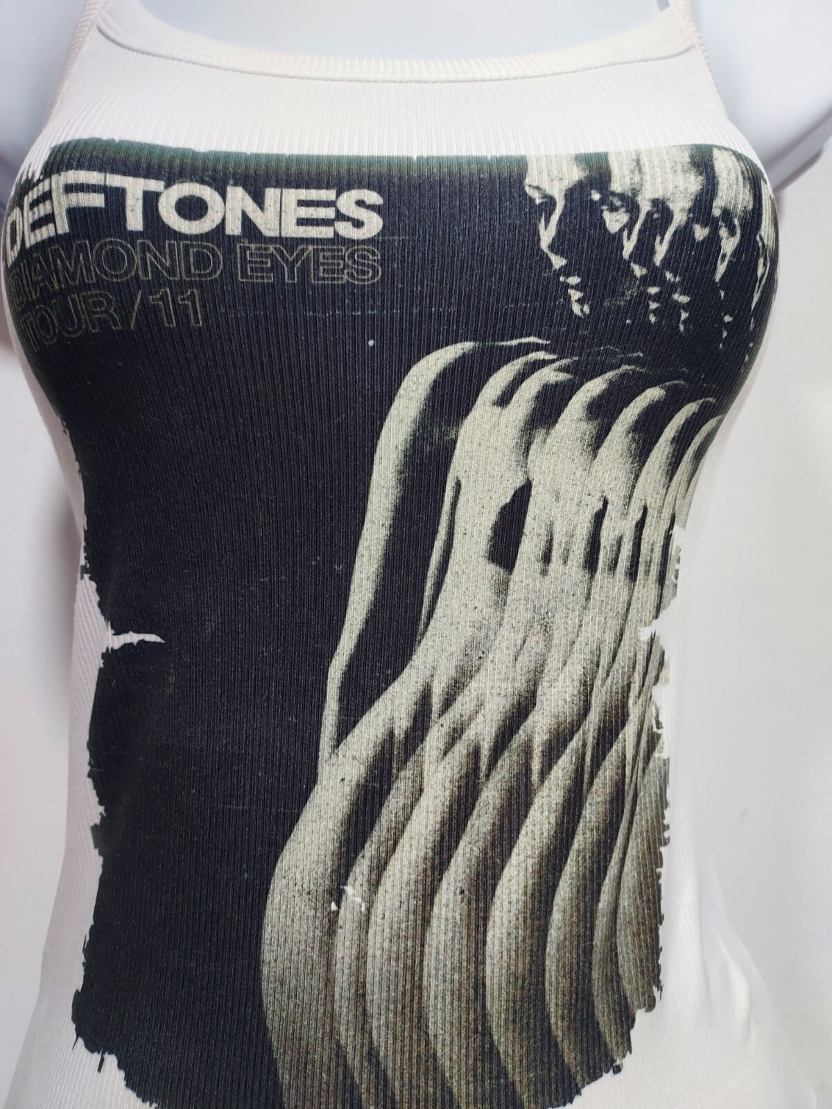 Deftones tank top ribbed vintage poster diamond deftones shirt xs through xxl gallery