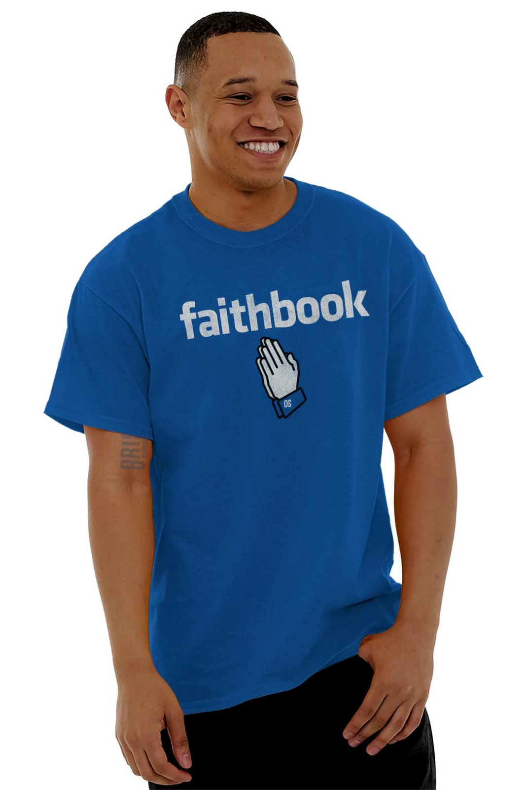 Faithbook Funny Internet Christian Religious Adult Short Sleeve Crewneck Tee gallery