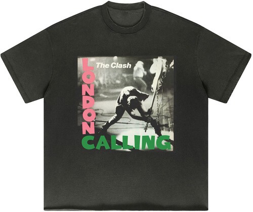 The Clash – Clash – London Calling – T-Shirt – Large (Black) [New ] Black, L Shi