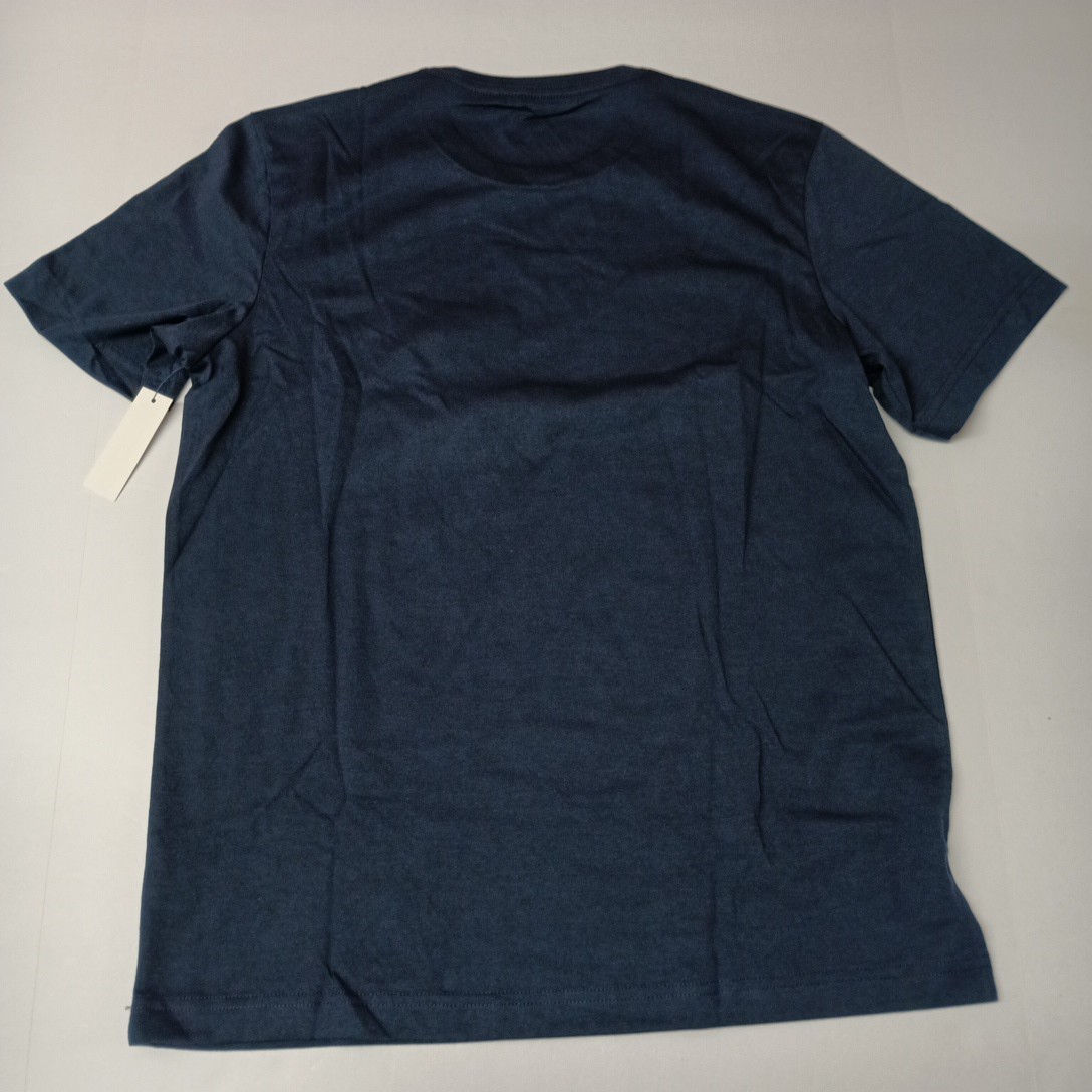 George Men's T-Shirt Short Sleeve Size M Medium Navy Blue Moisture Wicking gallery