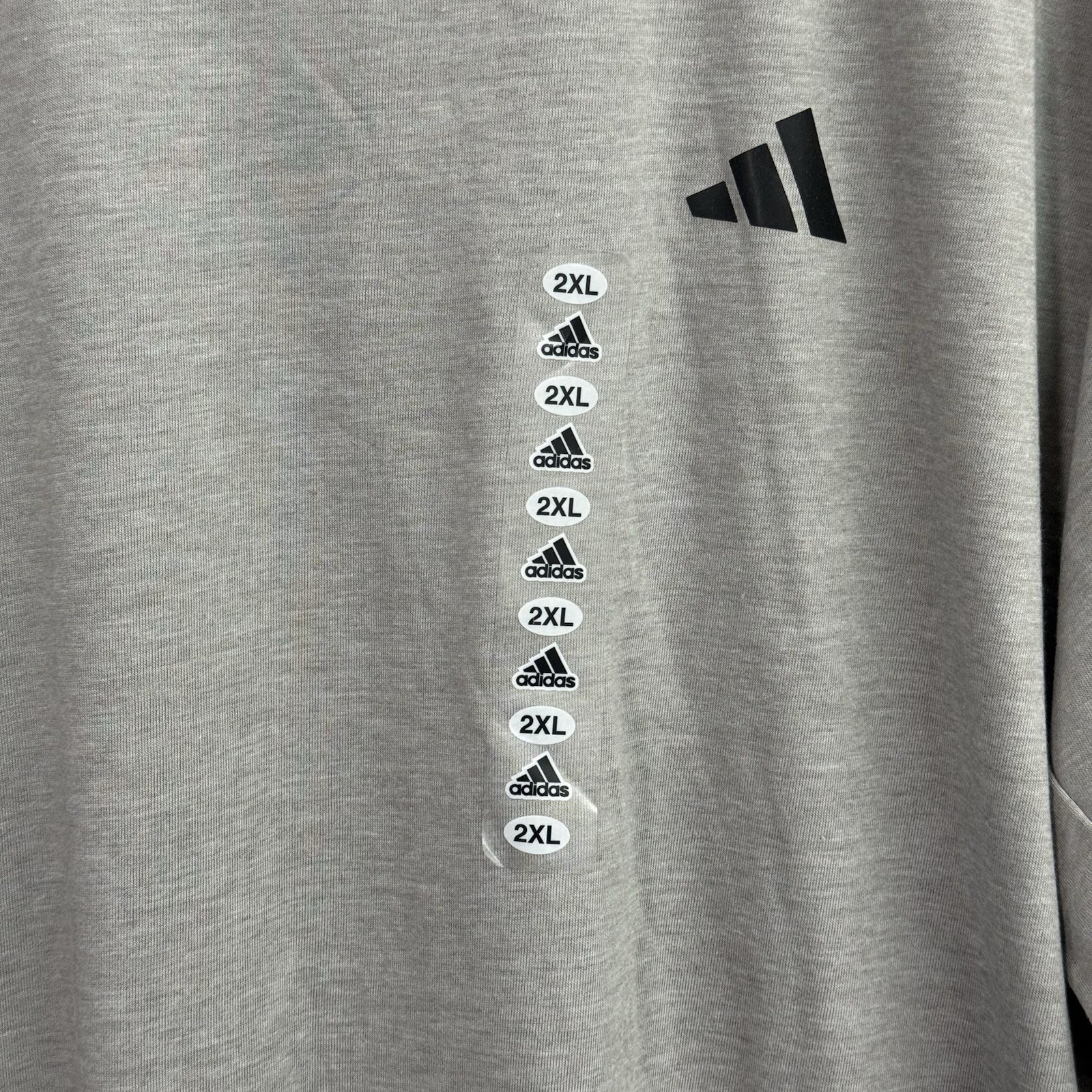 Adidas Train Essentials Feelready Training Tshirt Grey Heather Mens Size 2XL NWT gallery