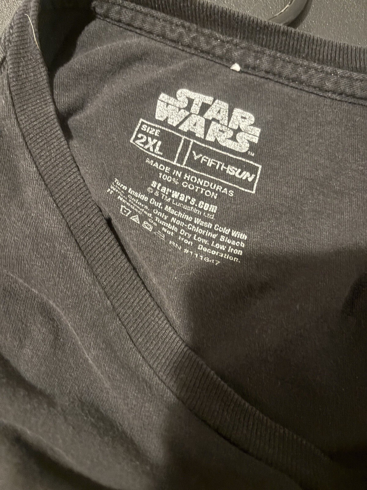 Star Wars The Mandalorian Baby Yoda Men’s Short Sleeve T-Shirt Black- Size 2XL gallery