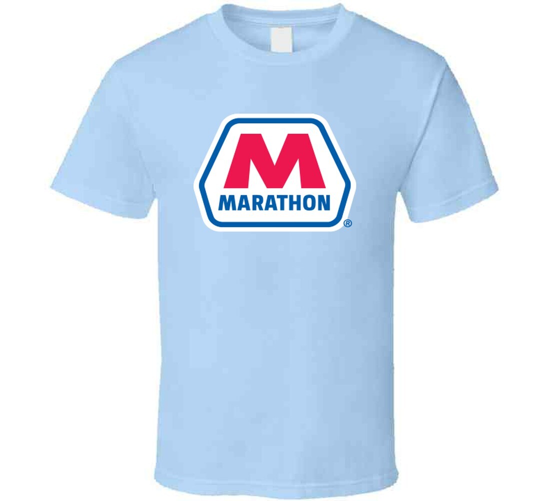 Marathon Tee Cool Gas Station Oil Trucking Driving T Shirt gallery