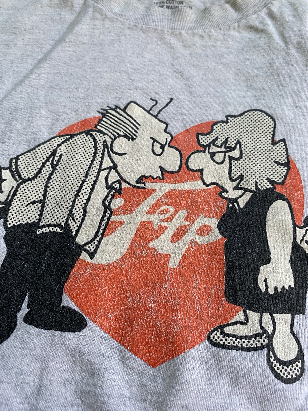 FTP Men's Shirt XL Heather Grey Logo Graphic Tee Streetwear G59 Grey 59 gallery