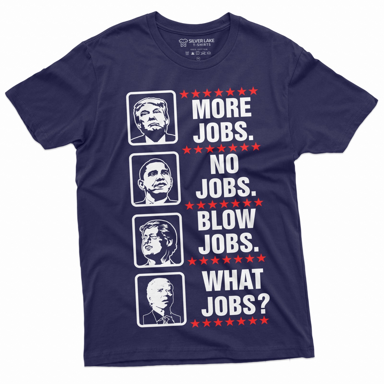 Mens Funny Anti Biden Shirt What Jobs Trump Conservative 2024 Republican Tee gallery