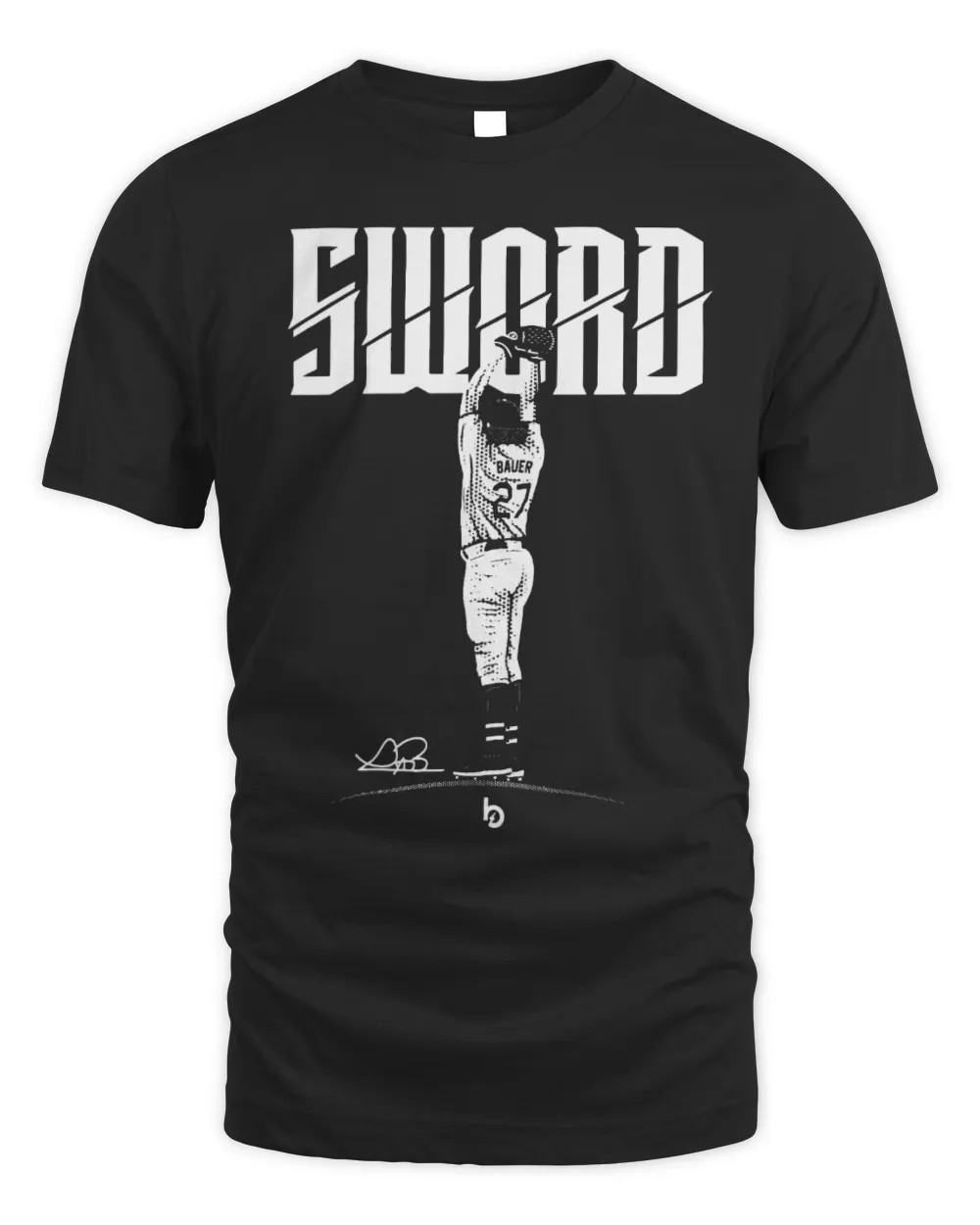 Trevor Bauer Merch Outage Sword Shirt