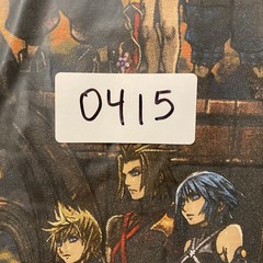 Kingdom Hearts III Disney Square Enix Graphic T-Shirt Black Large Gamer Anime