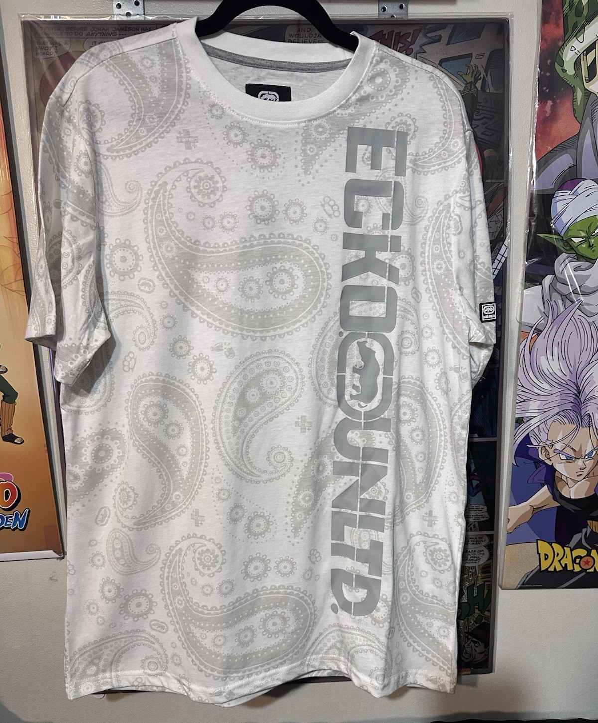 Y2K Ecko Unltd. Paisley All-Over Print T-Shirt Men’s Medium NWT