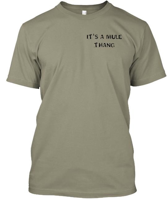 Mule Riding T-Shirt Made in the USA Size S to 5XL gallery