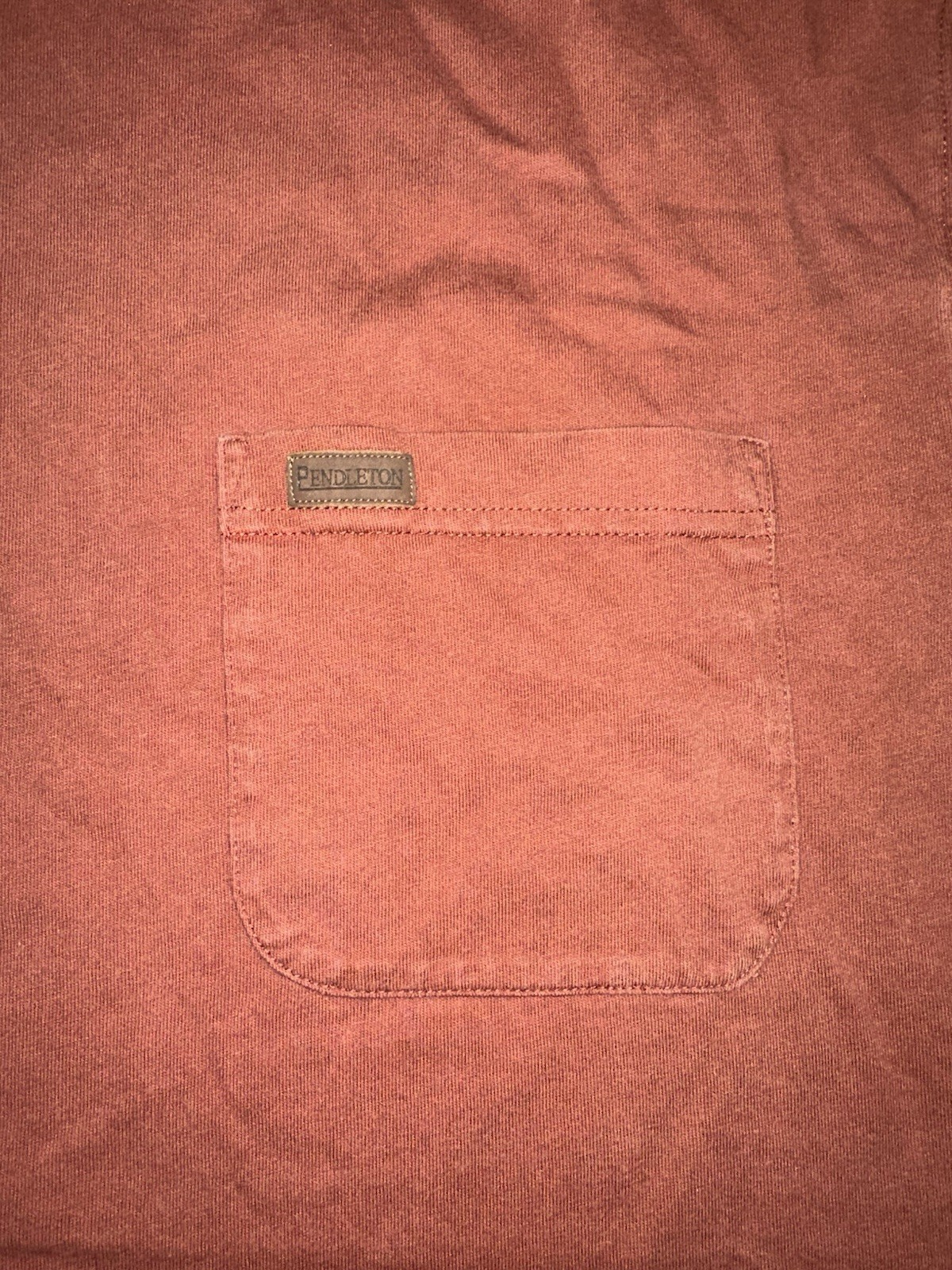 Set Of 2 Men’s Large T-shirts. Burnt Orange And Dark Grey gallery