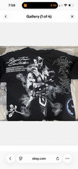 civil regime subzero mortal kombat tee size med