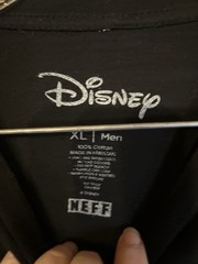 Neff Disney Mickey Mouse Graphic T Shirt Mens XL Black Tropical Skate Streetwear