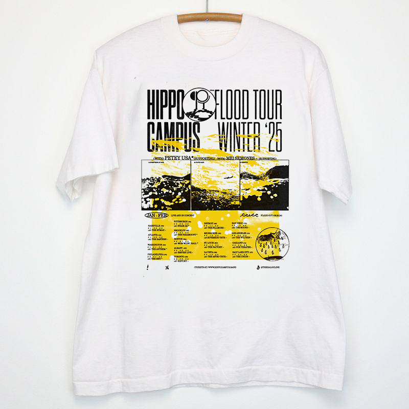 Hippo Campus Band Winter Tour 2025 T Shirt Full Size S-5XL