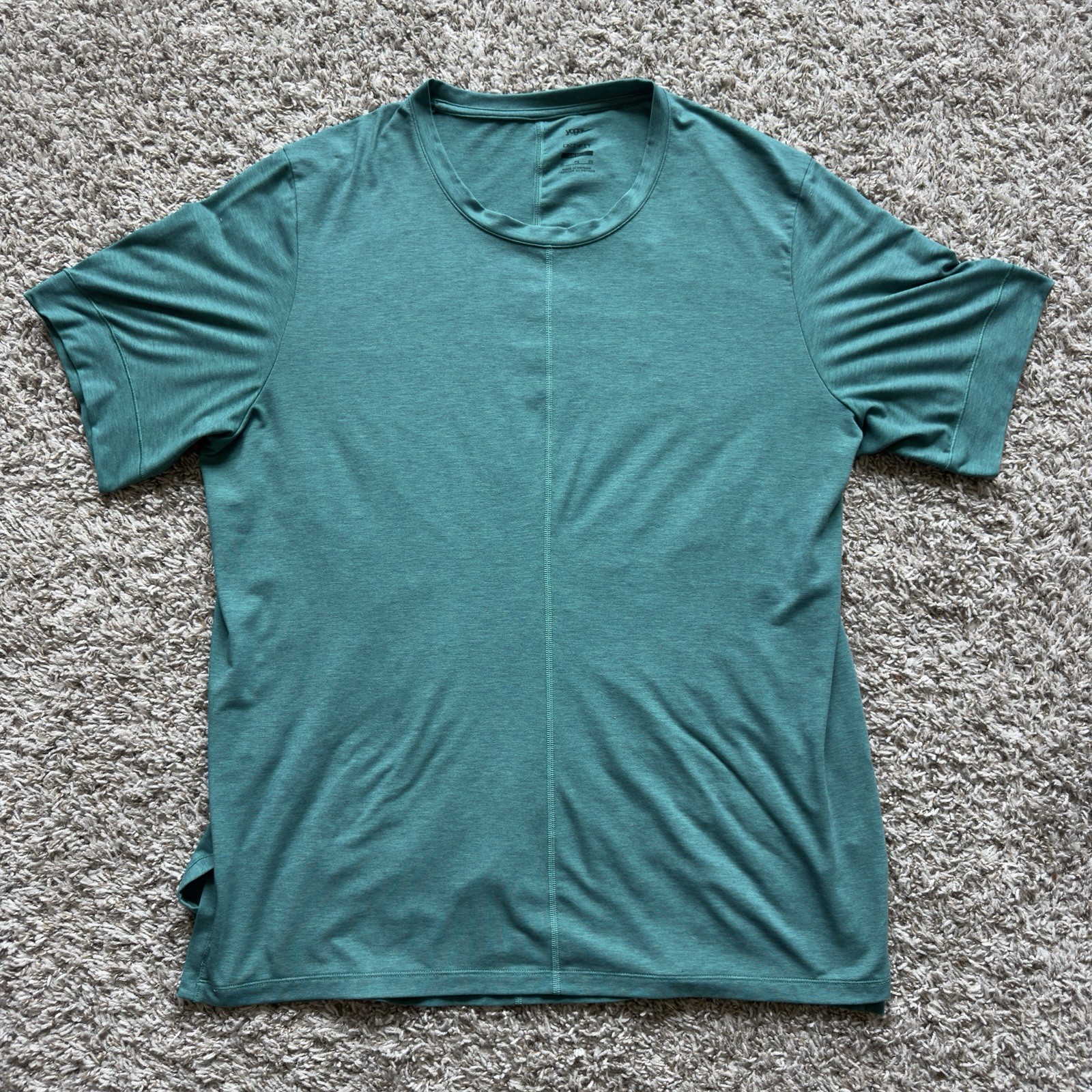 Nike Shirt Dri-Fit Yoga Mens XL Green Training Slim Fit DN4314-077 Activewear gallery