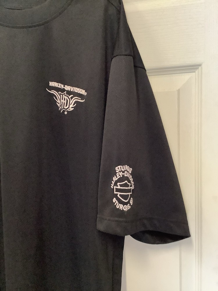Harley Davidson Sturgis, SD Partially Sheer Mesh Shirt XL