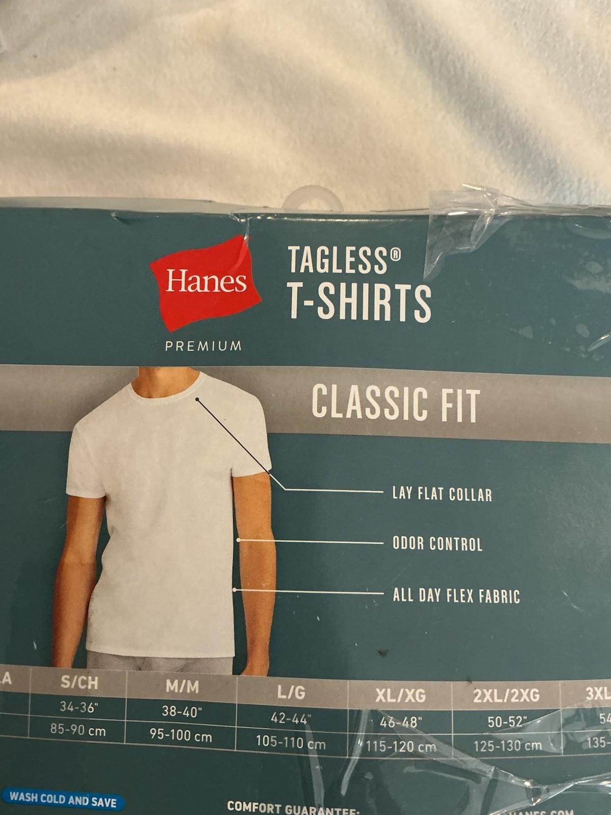 Hanes Mens White T Shirts Size S 5 Pack Crewneck Tagless Cotton Tee Small 34-36 gallery