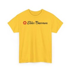 Elder-Beerman Red Hexagon Pattern Department Store Logo T-Shirt