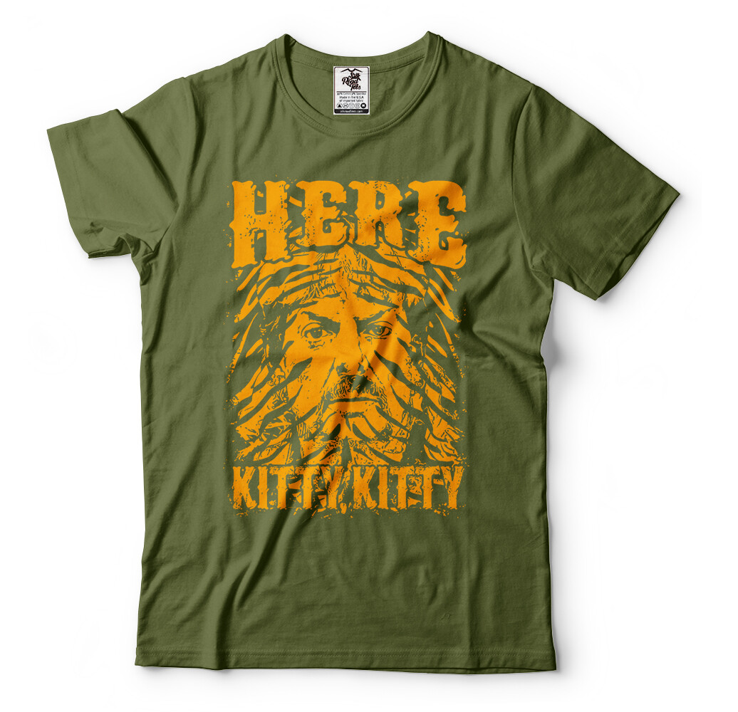 Joe Exotic Here Kitty Kitty Shirt Zoo Keeper Tiger King Mens shirt Popular Tee gallery