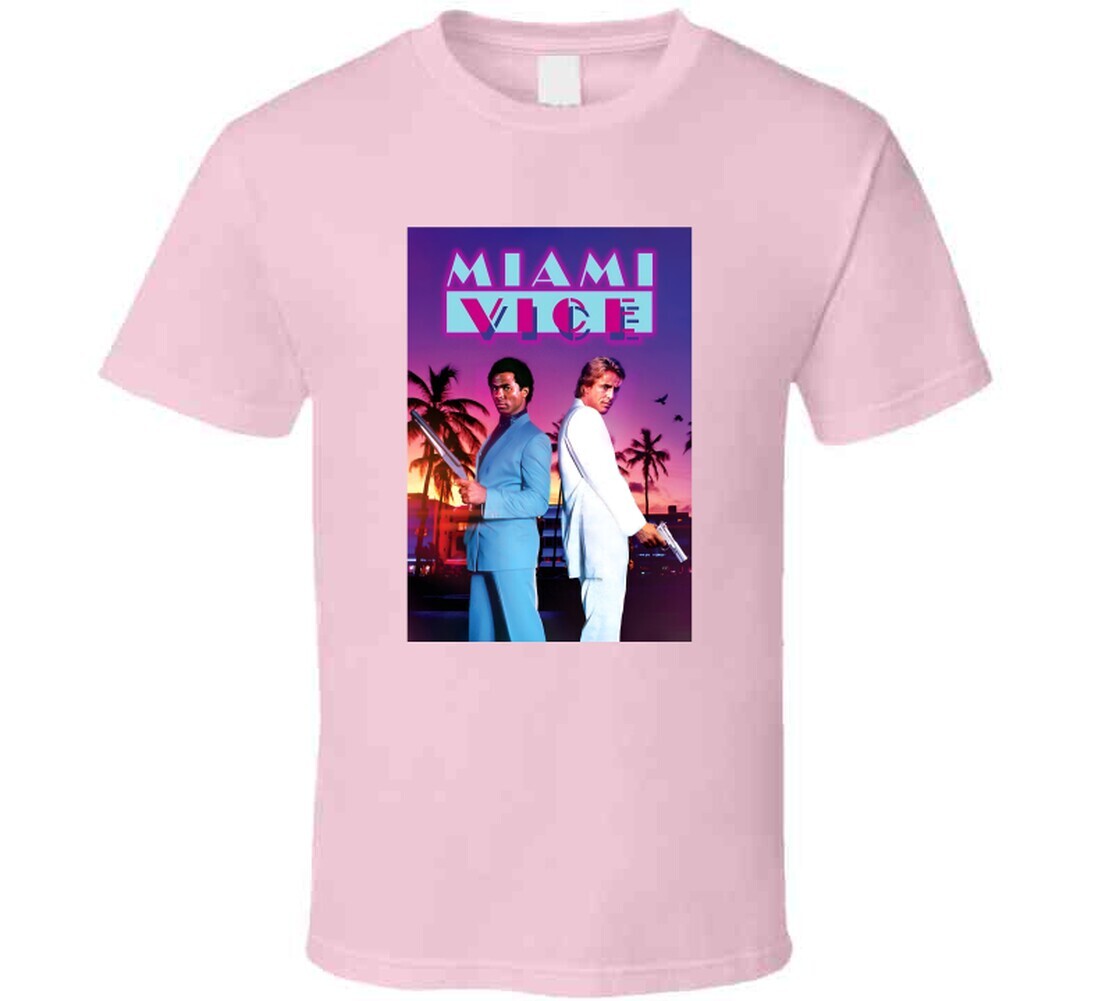 Miami Vice Tee Retro 80s Television Series Tv Show Fan T Shirt gallery