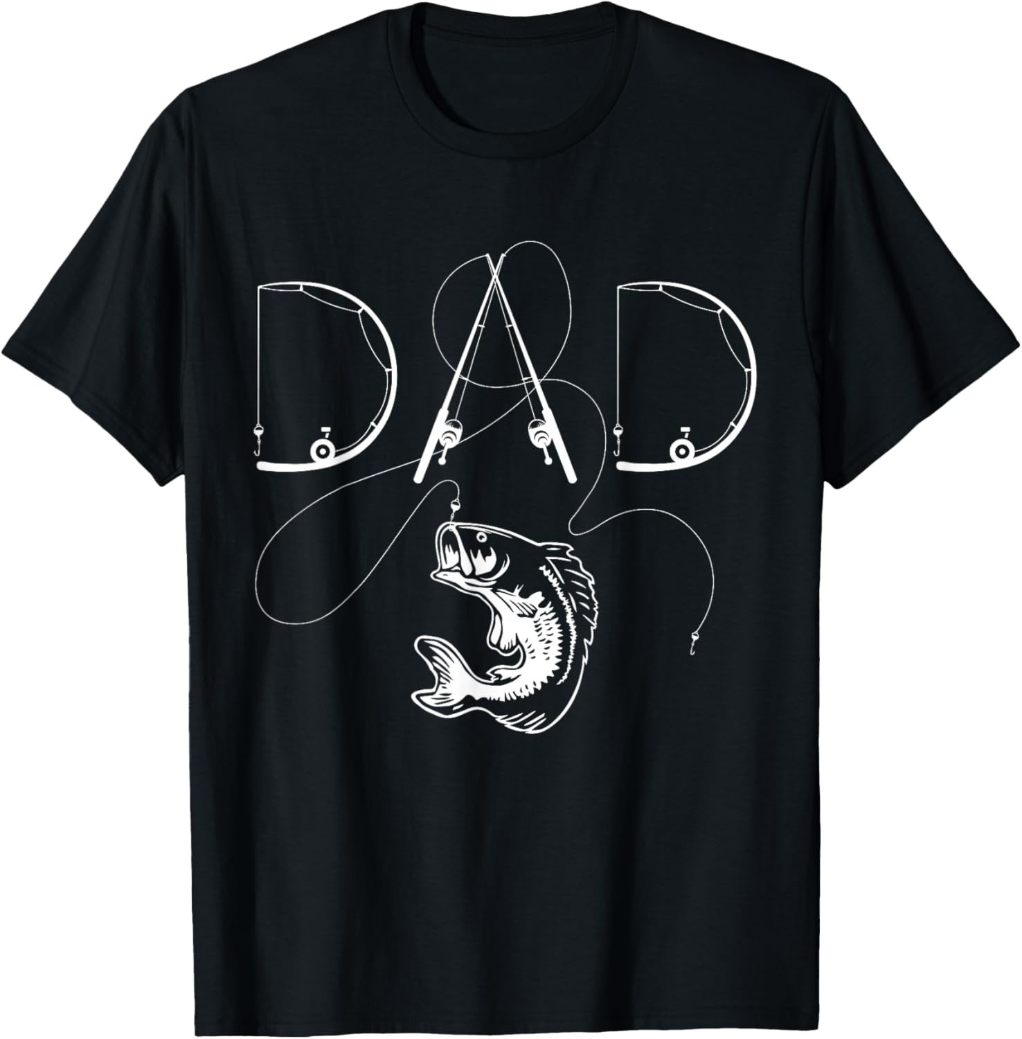 Fisherman Dad Fishing Enthusiast Fish Lover Daddy Father T Shirt gallery