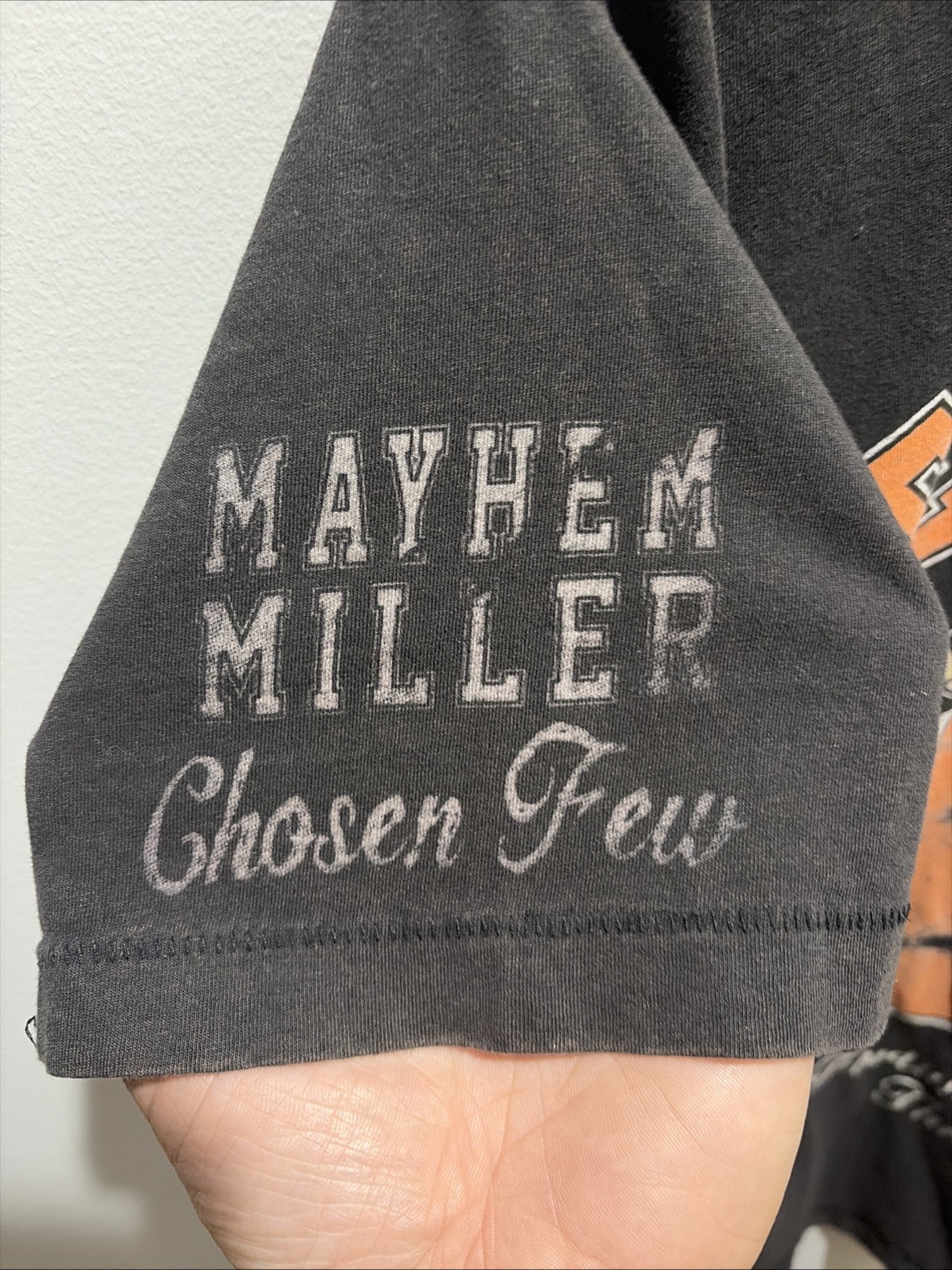 Jason Mayhem Miller Vintage T Shirt Headrush Size Lg Black Double Sided UFC gallery