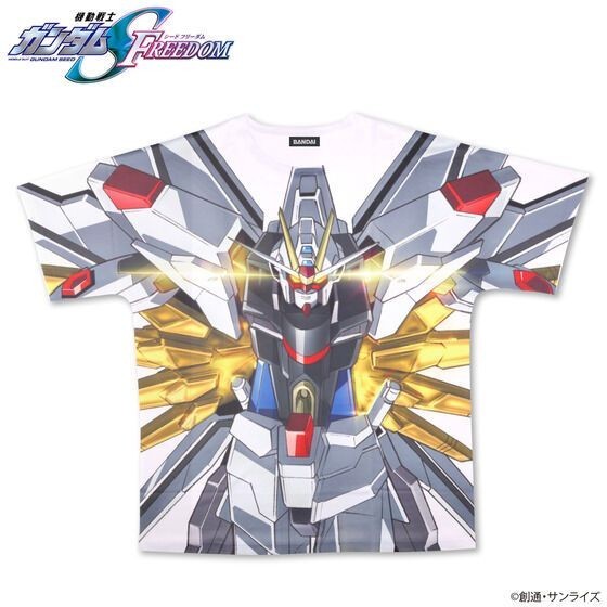 Mobile Suit Gundam SEED FREEDOM Full Panel T-shirts – PLEASE READ FOR SIZING